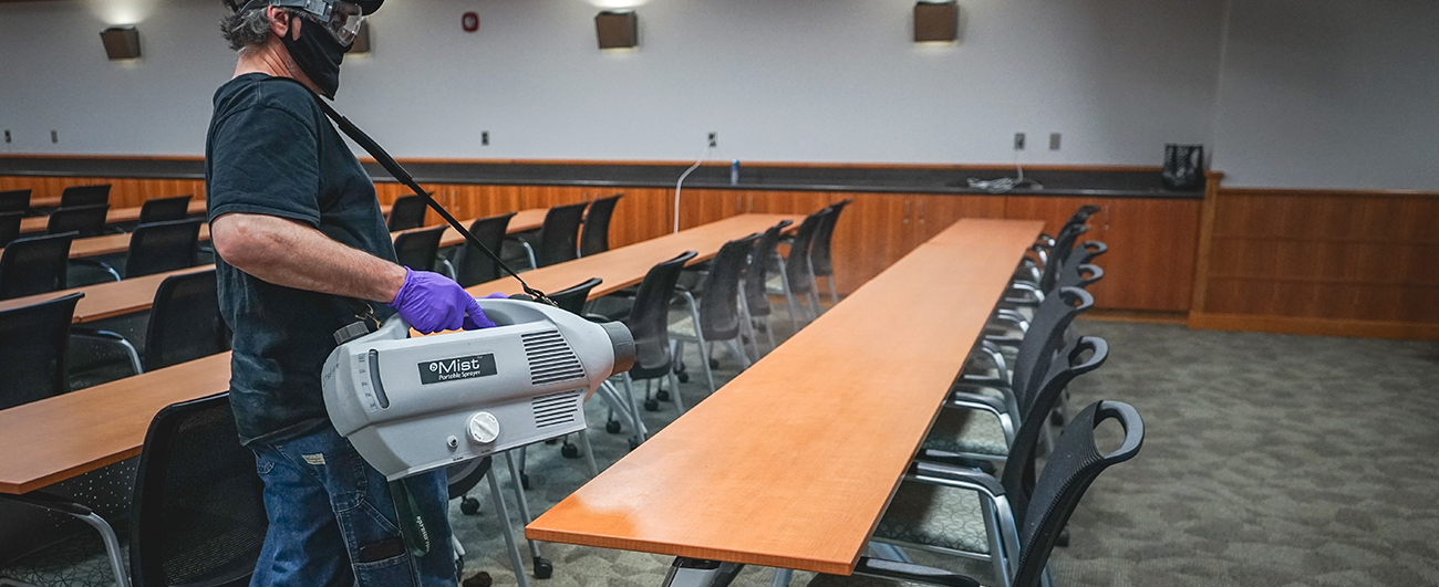 James Miller Custodian at Bott Nursing Building