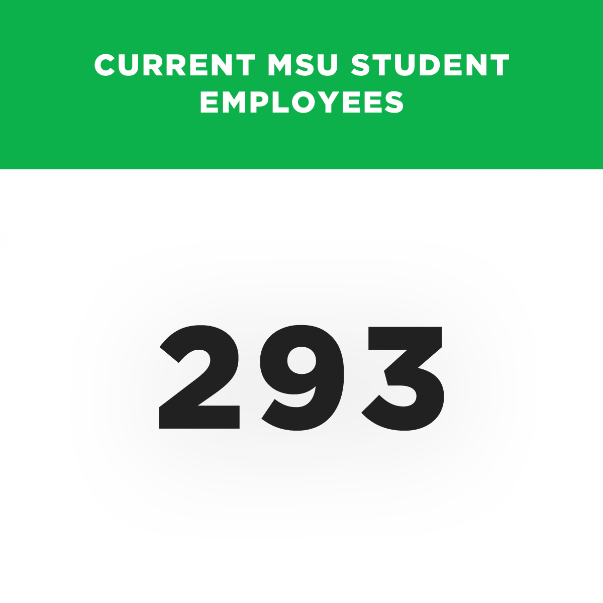 Current MSU Student Employees - 293