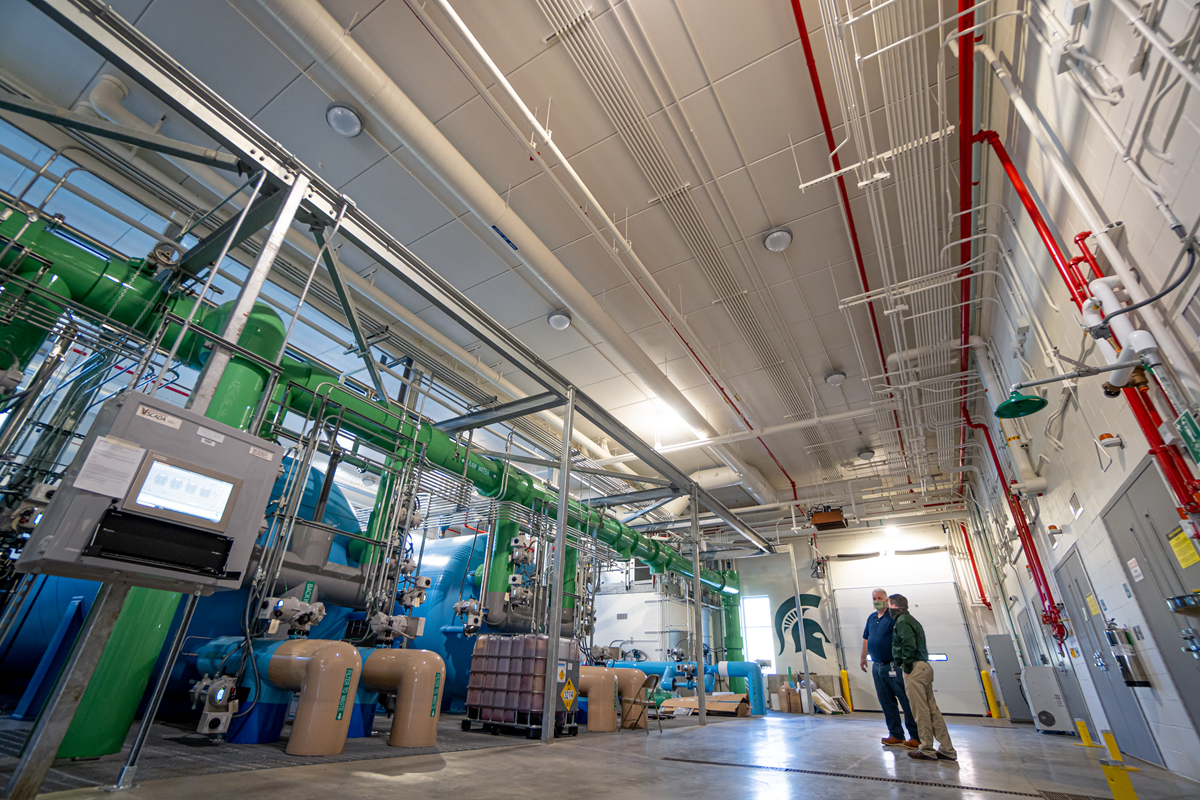 Interior shot of Water Treatment Plant