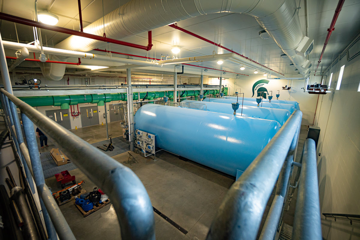 Interior shot of Water Treatment Plant