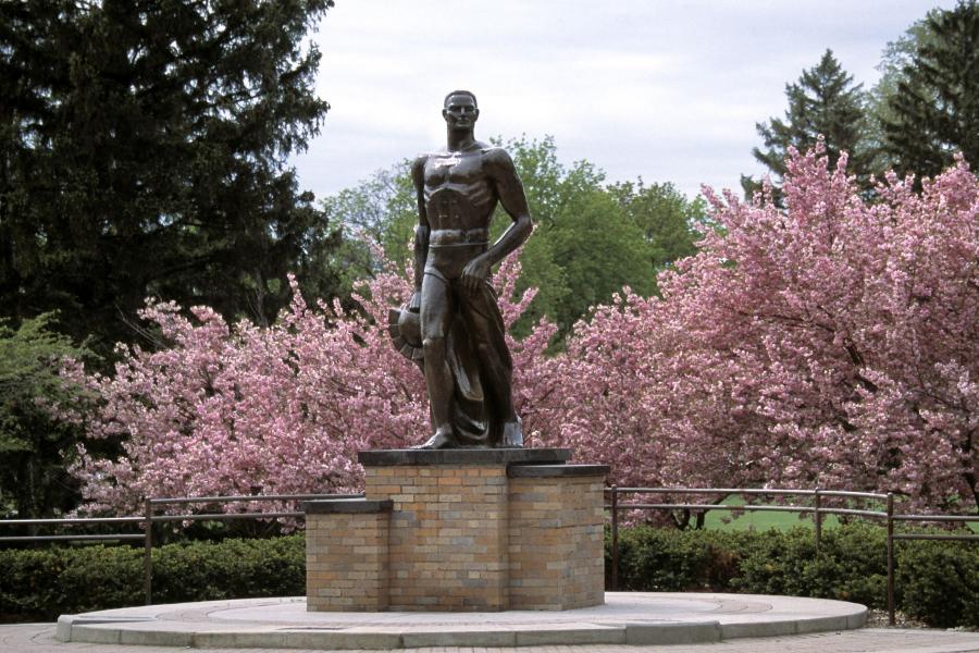 Sparty statue