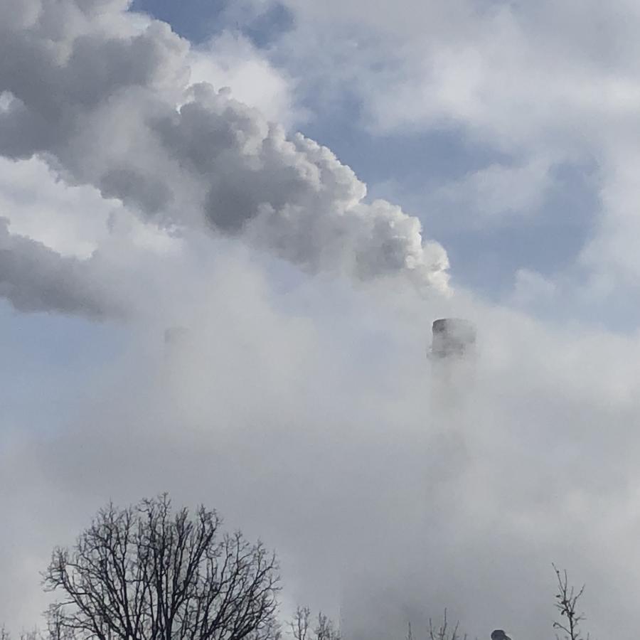 steam from power plant