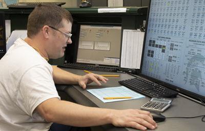 Franklin Trout at work