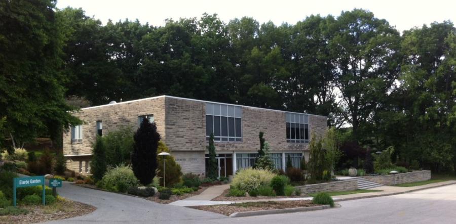Exterior view of the Visitors Center.