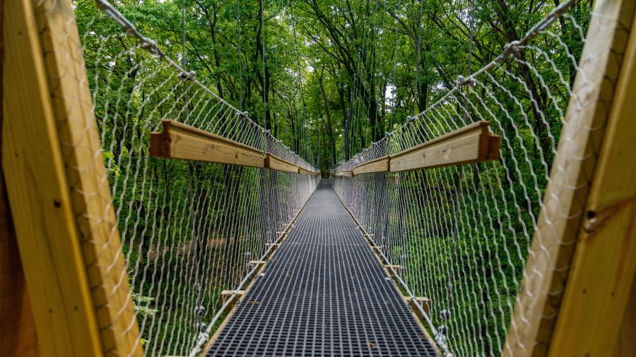 Close-up view of the Sky Walk.