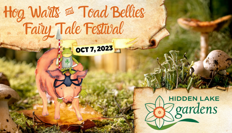 Hog Warts & Toad Bellies Fairy Tale Festival logo and image.