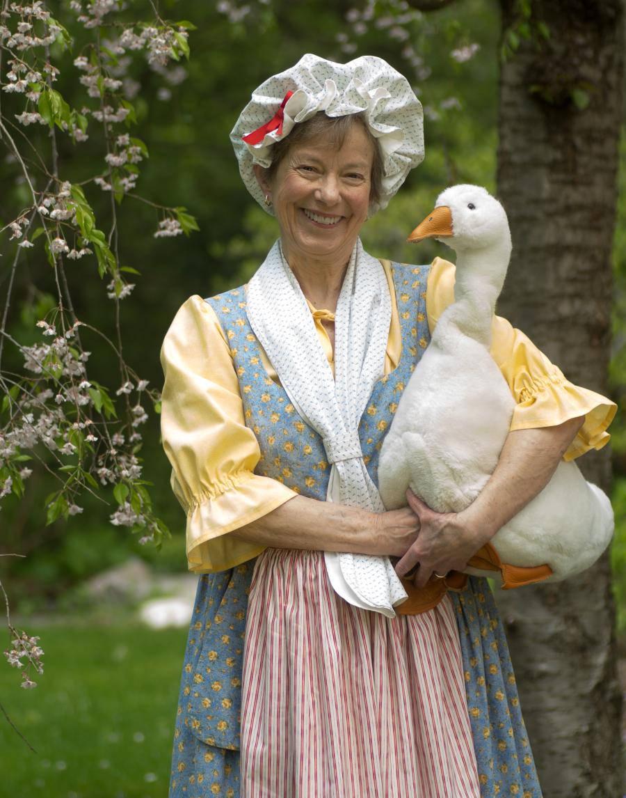 Mother goose and her gander.