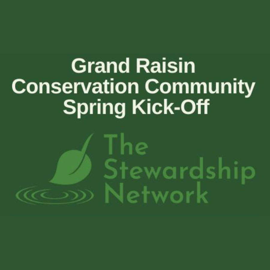 Grand Raisin Conservation Community Spring Kick-Off graphic.