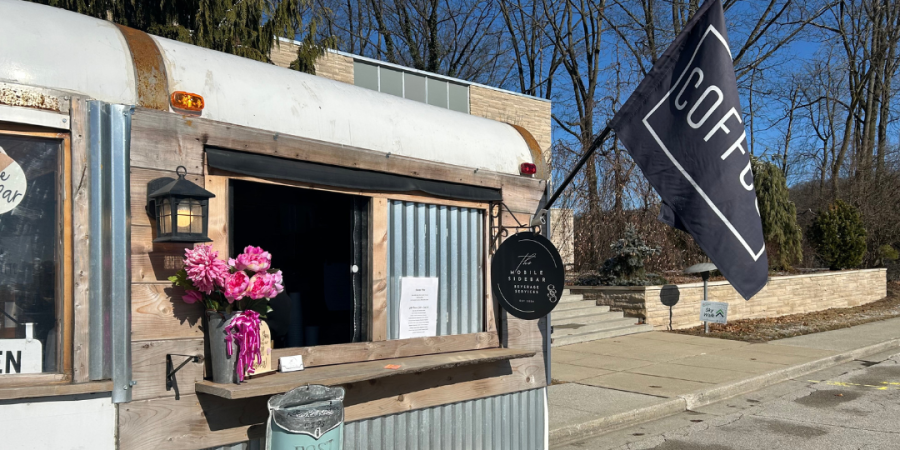 The Mobile Side Bar coffee trailer.