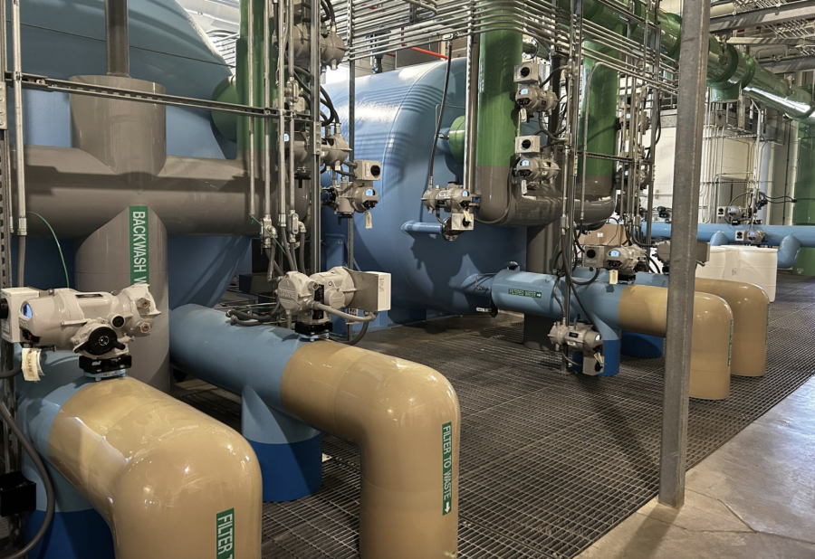 Image of filter to waste system