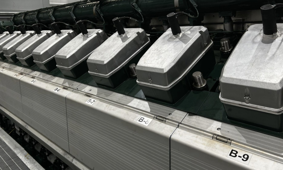 Close up image of equipment used to produce our utilities