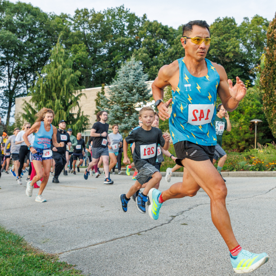 Photo of runners participating in the 2025 race.