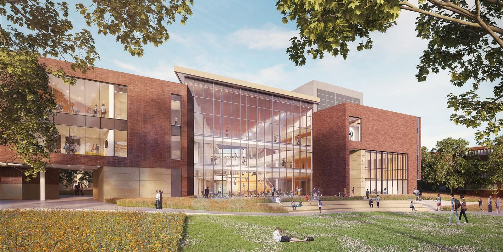 Rendering of Broad Pavilion's North Lawn