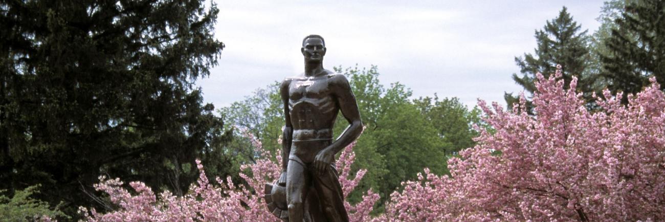 Sparty statue