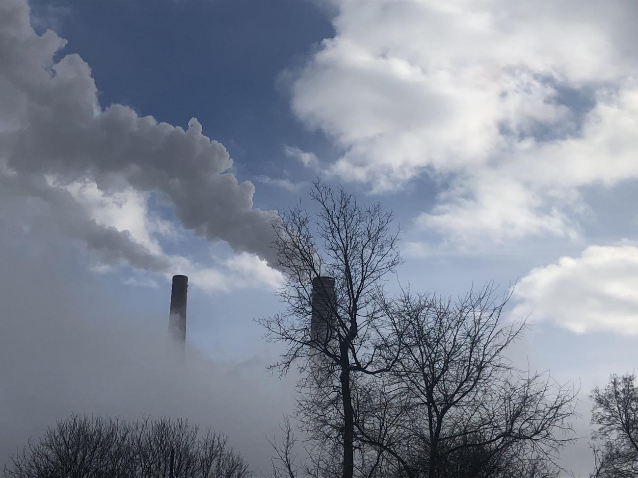 steam from power plant