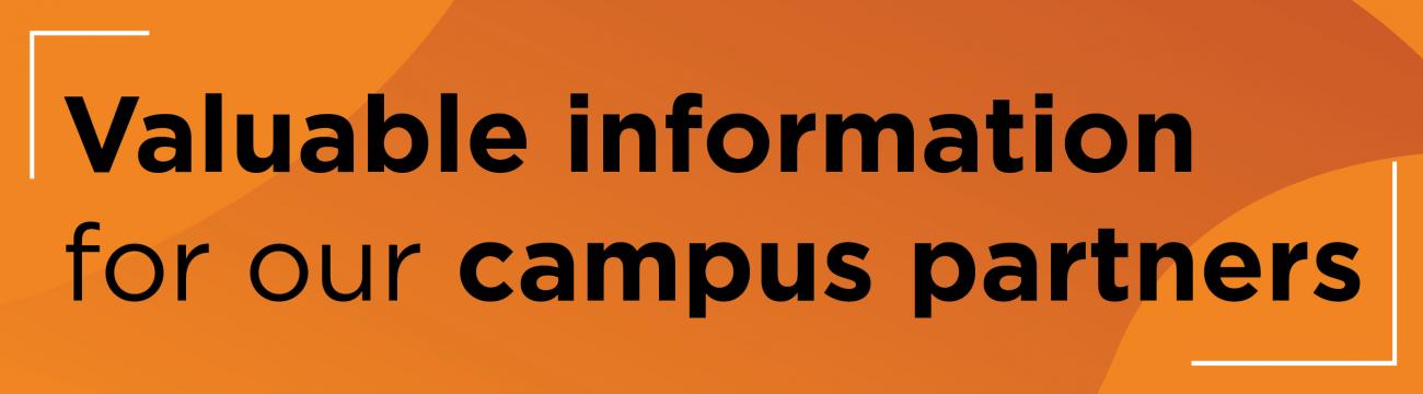 Valuable information for our campus customers logo