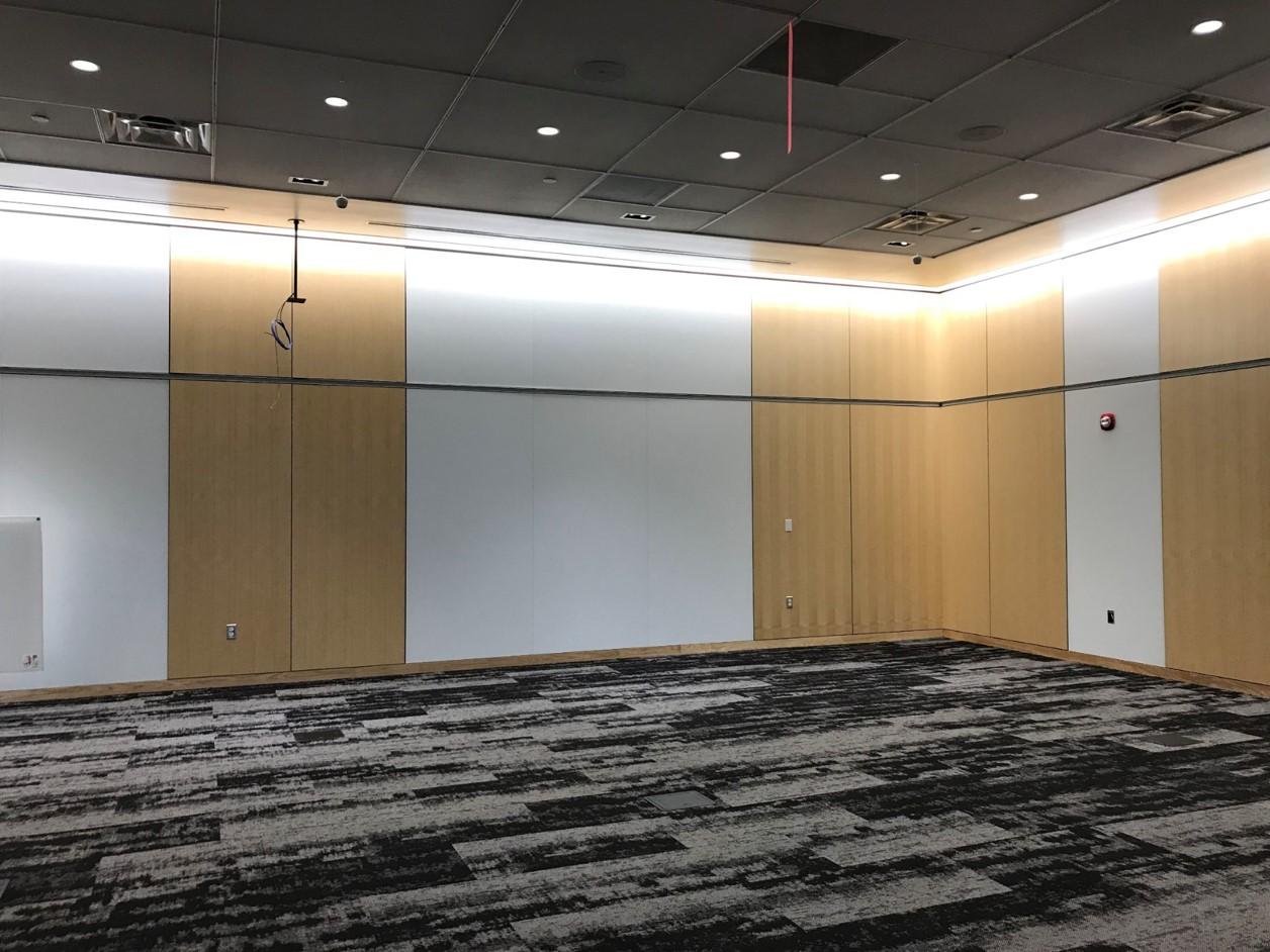 Main conference room with marker walls.