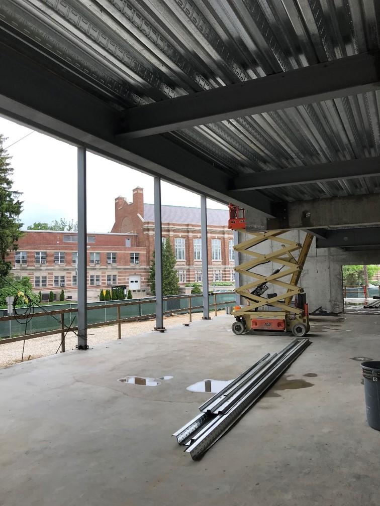 Looking southeast from the new lobby Space toward I.M. Sports – Circle
