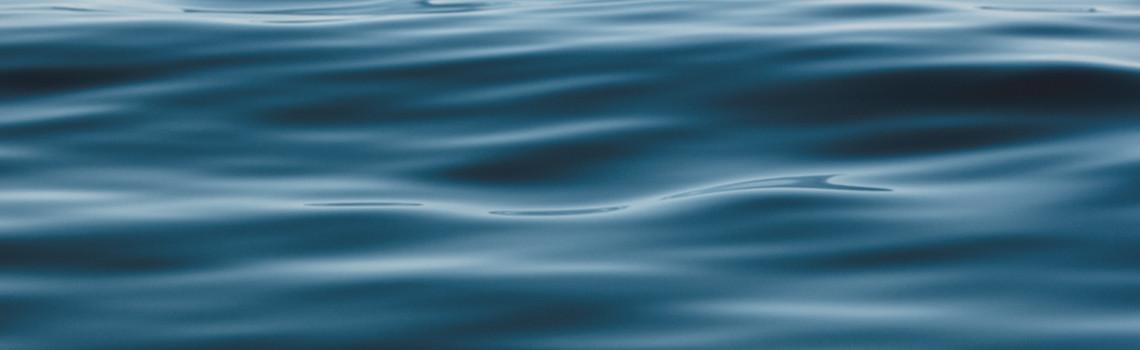 blue water