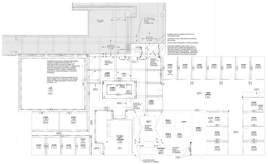 First floor - new floor plan