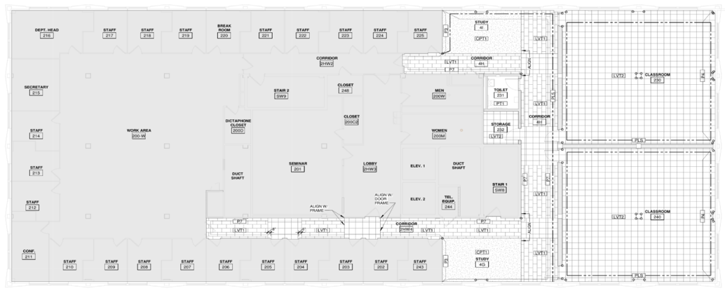 Second floor - new floor plan