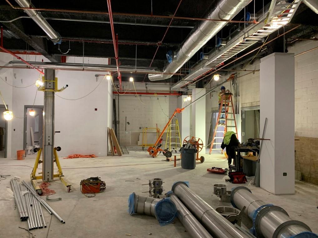 Build-out of Isotope Harvesting Experimental Vault Lab