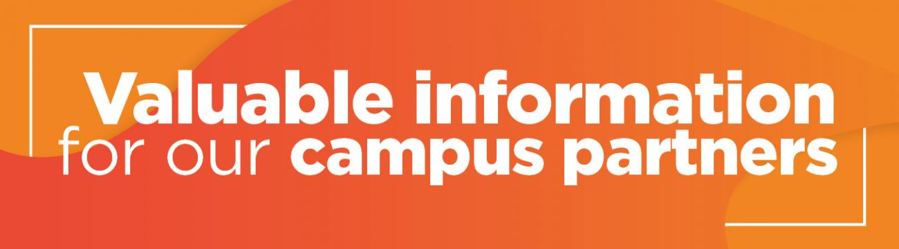Valuable information for our campus customers logo
