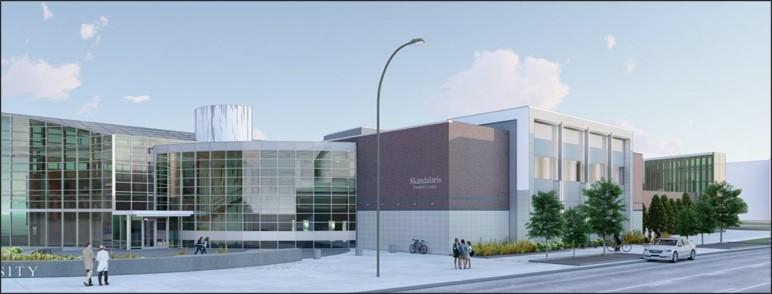 Rendering of future building addition