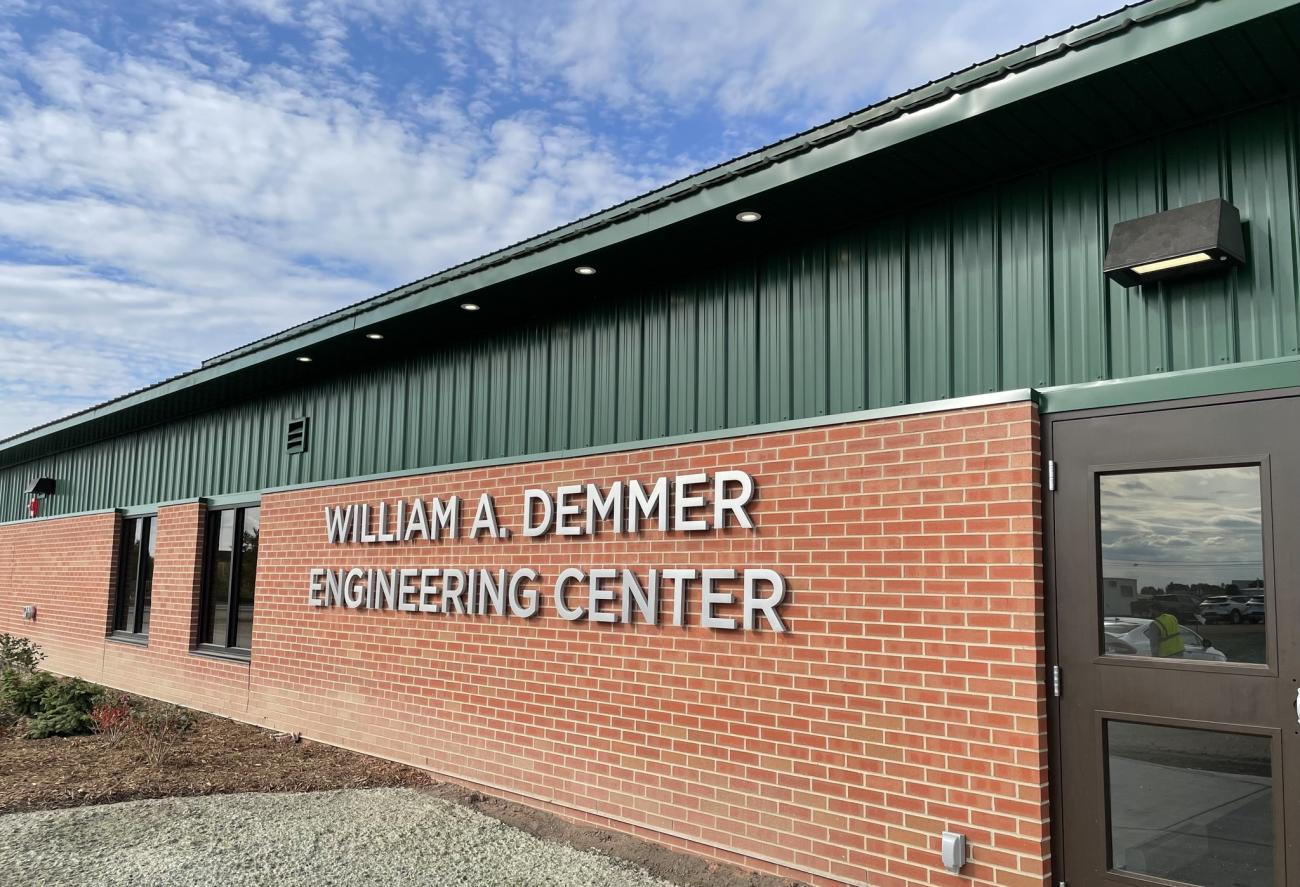 exterior of demmer engineering center