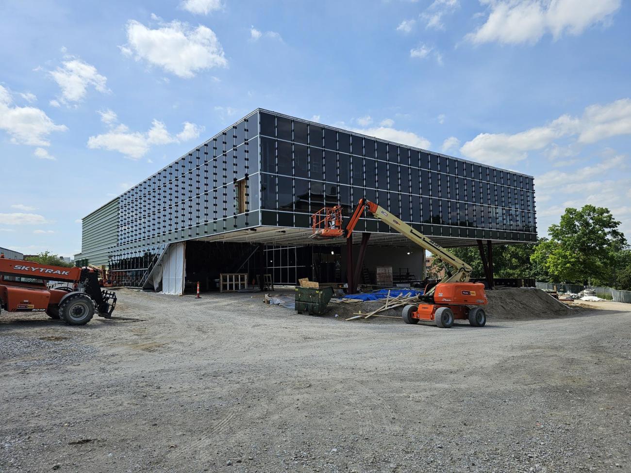 Exterior of the Multicultural Center under construction