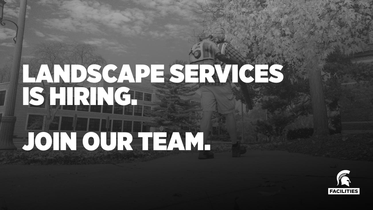 Landscape Services is Hiring - join our team!