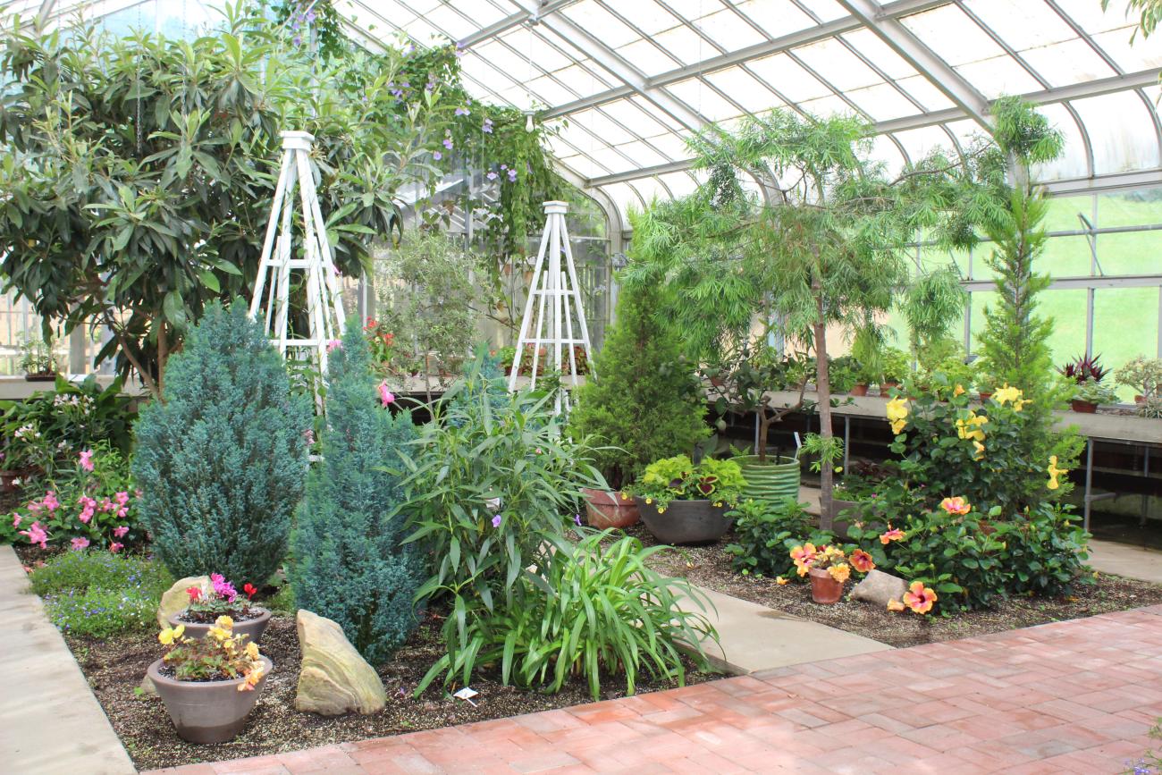 The Temperate House at HLG, where the Commemorative Brick Project originated.