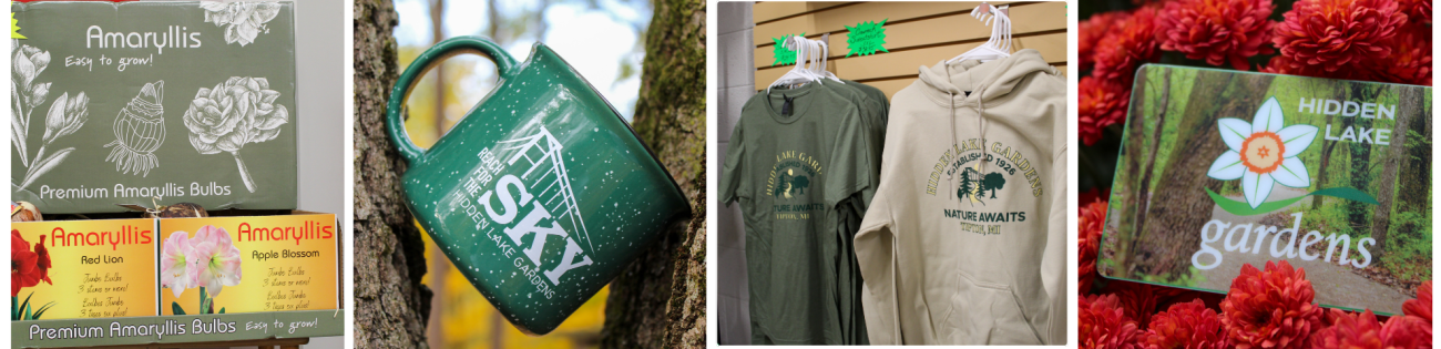 Items for sale inside the Daffodil Gift Shop.