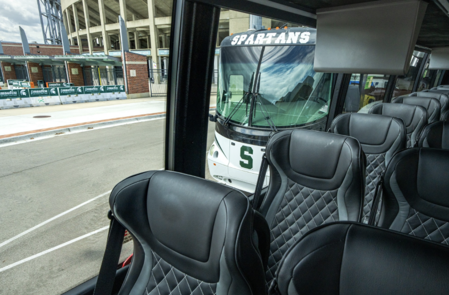 Interior image of transportation bus