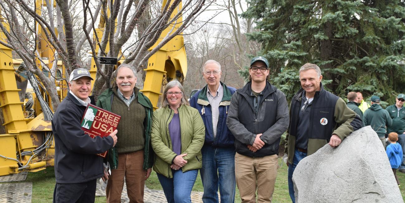 IPF staff at Arbor Day event