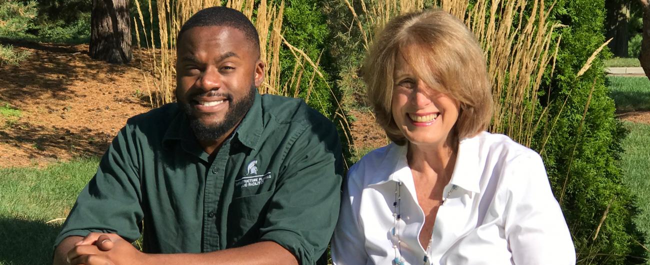 Photo of David Robinson and Deb North