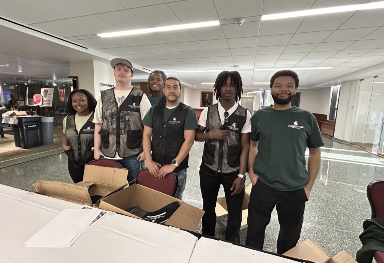 IPF custodial crews at recognition ceremony